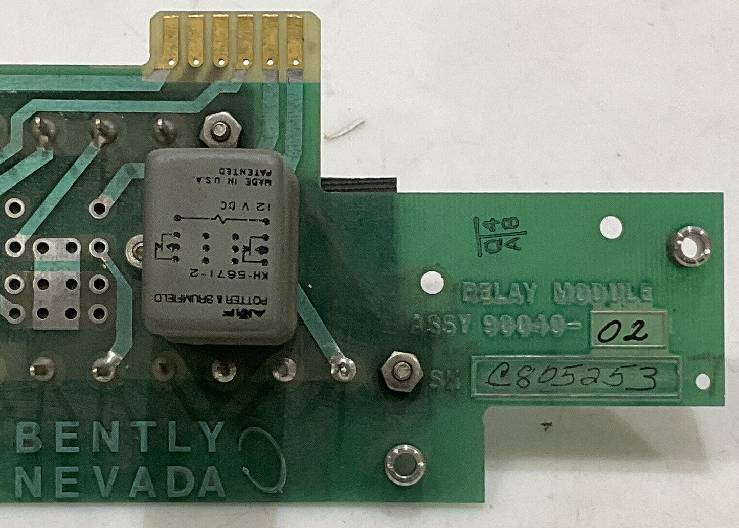 BENTLY NEVADA 90041-01 RELAY MODULE ASSY 90040-02 373