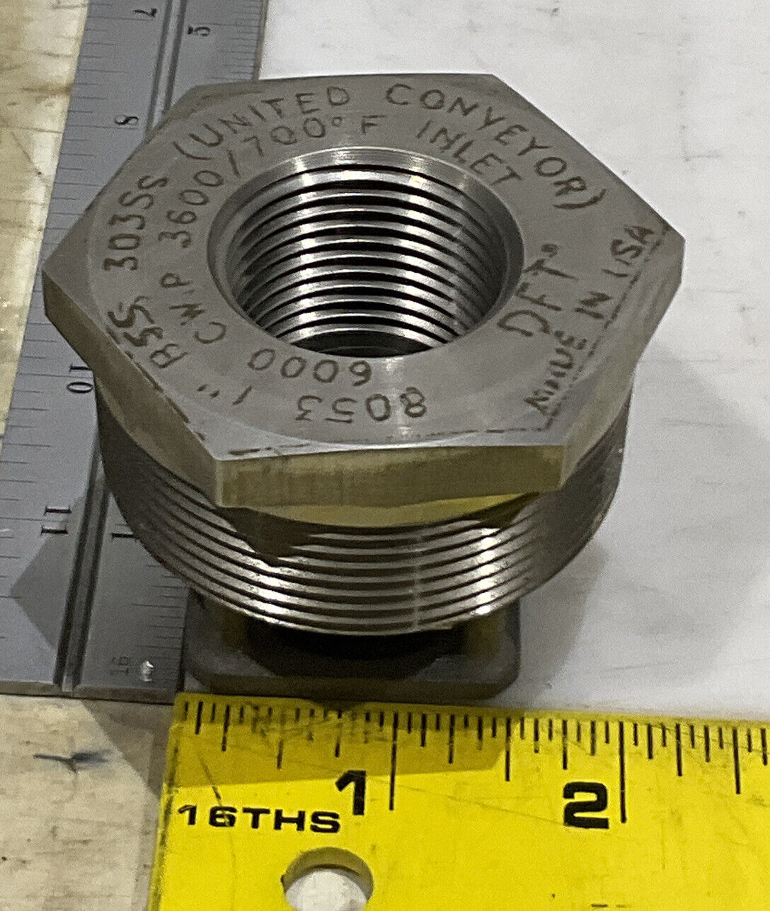 DFT 8063 MULTIPOSITIONAL CHECK VALVE UNIT 6000 WP 1” BSS 373