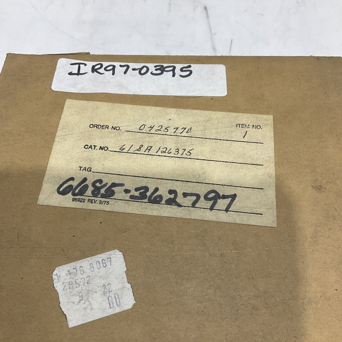 ABB KENT-TAYLOR 61S738-5 618A126375 0425770 BELLOWS PRESSURE CAPSULE ELEMENT 373