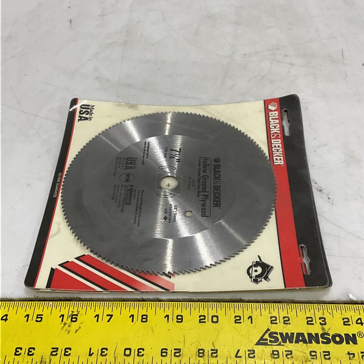BLACK & DECKER 73-147 PRECISION GROUND STEEL SAW BLADE 7 1/4” LOT OF 2 373