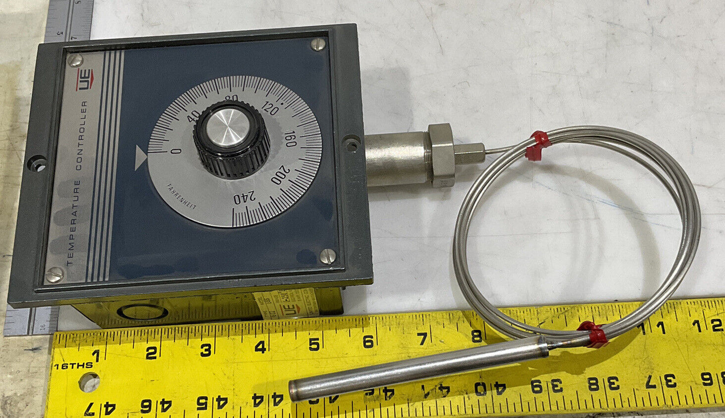 UNITED ELECTRIC MODEL 602 6BS 0-250 F TEMPERATURE CONTROLLER 373