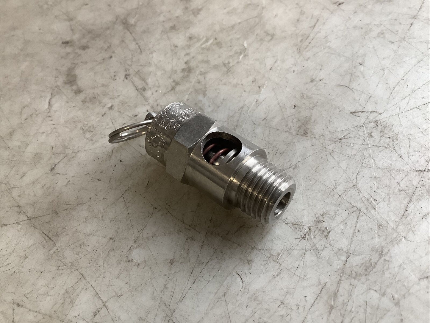 CONRADER SRV250-V-SS-075 AIR SAFETY VALVE 1/4IN NPT 75PSI SS 476