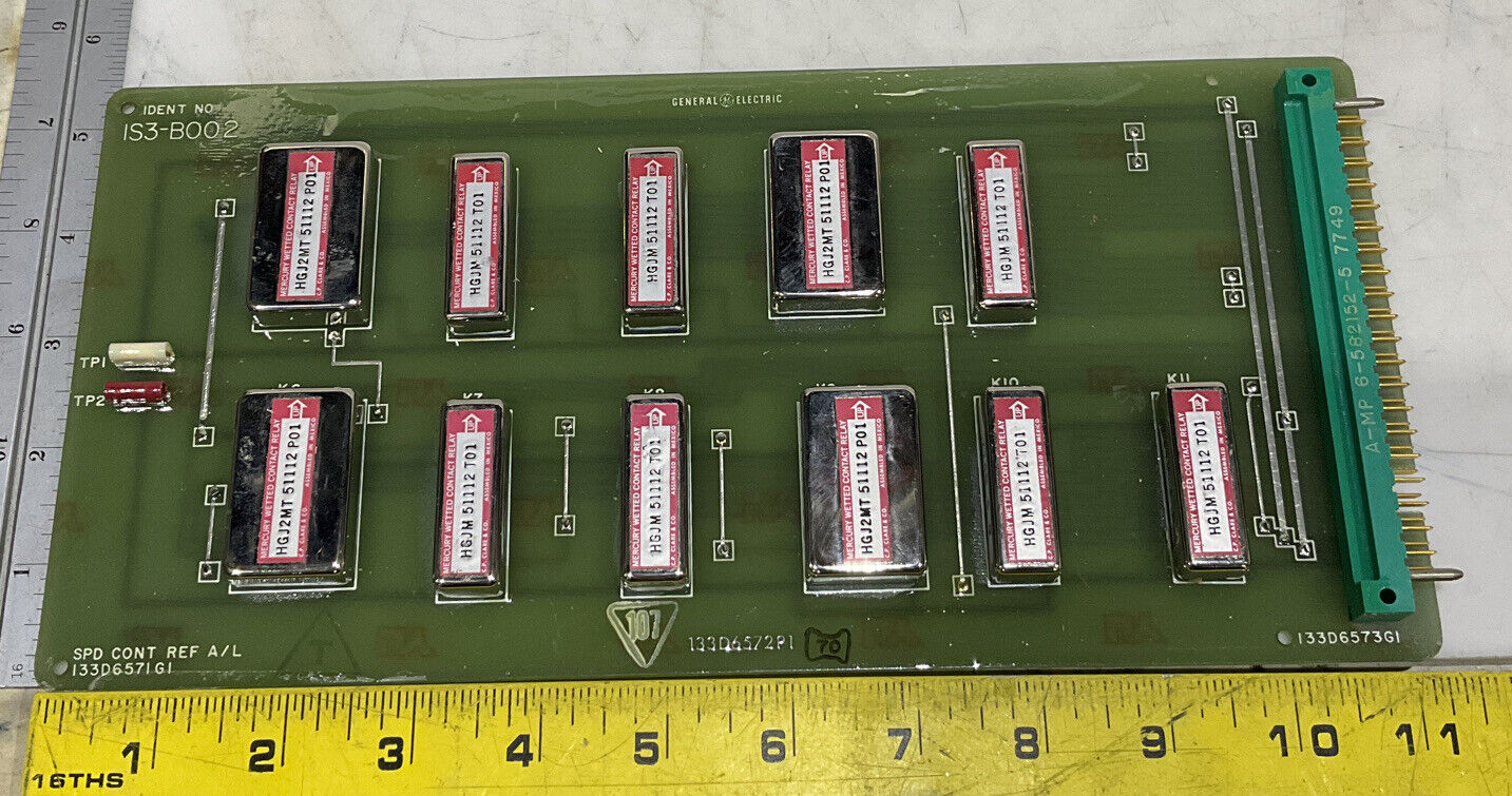 GENERAL ELECTRIC 1S3-B002 133D6571G1 SPD CONT REF A/L MODULE 373