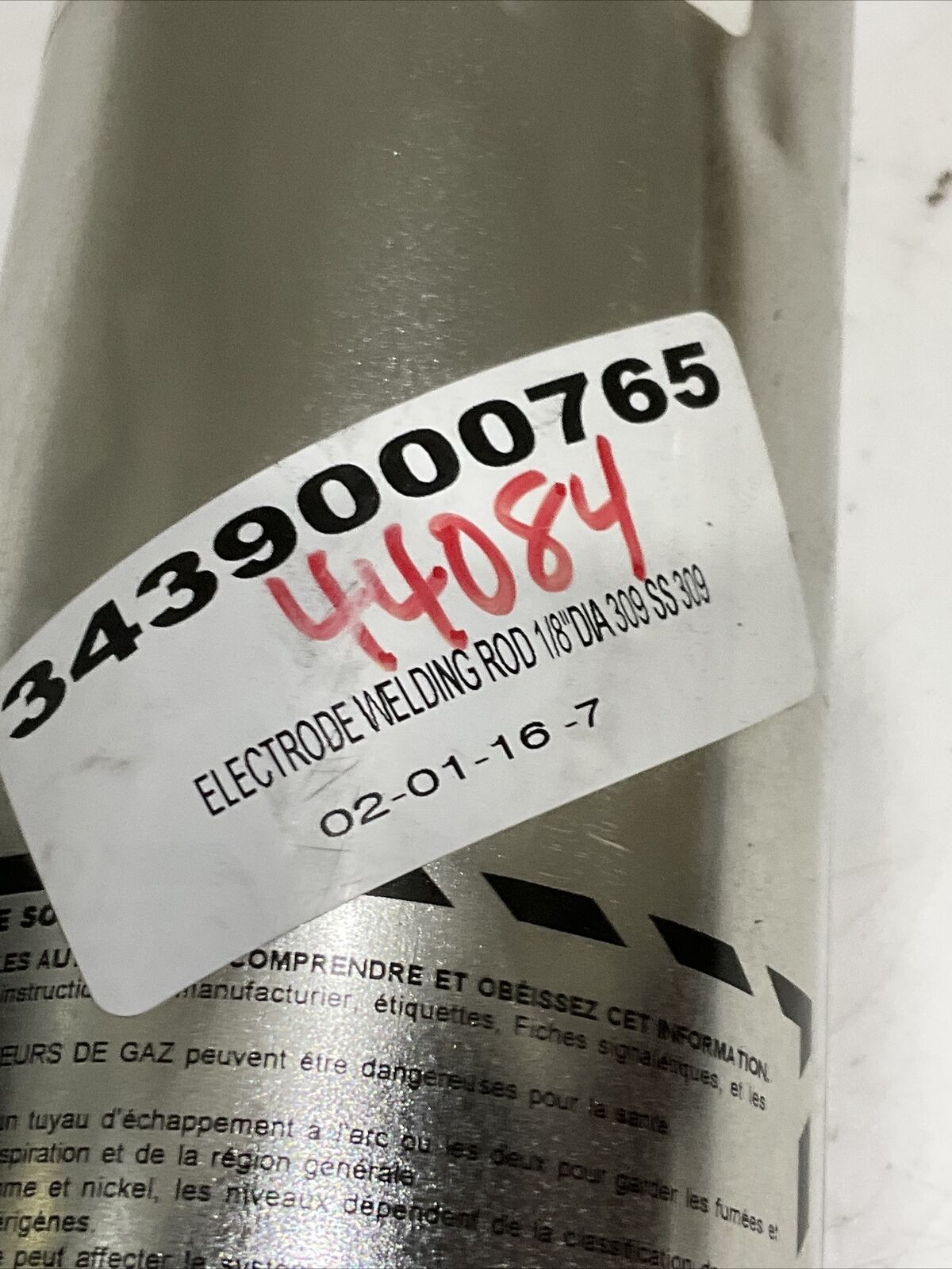 ESB ARCALOY 309L-16 251051801 ELECTRODE WELDING ROD 1/8” 10 LB 373