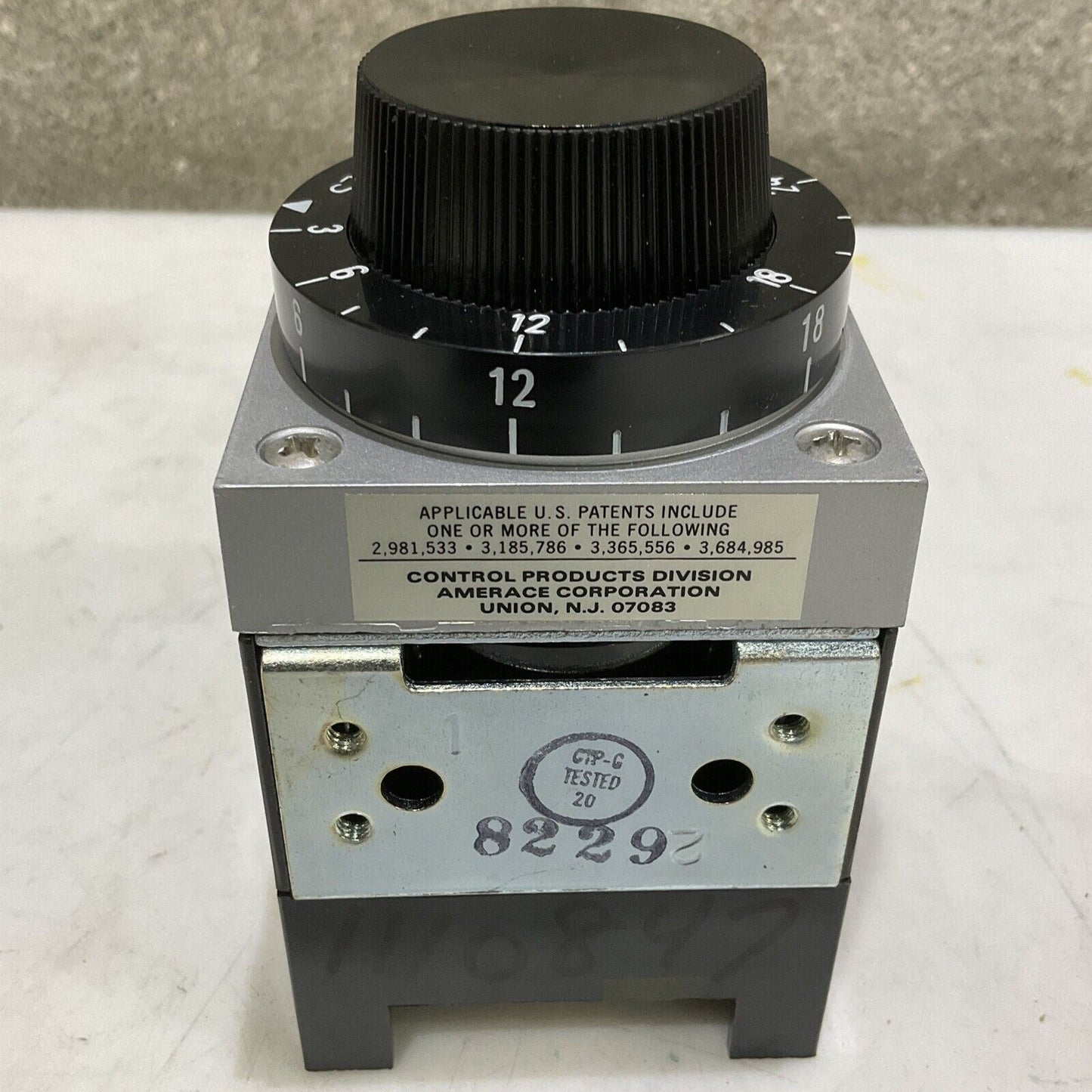 AGASTAT 7012AH COIL TIMING RELAY 120 V 60 HZ 3-30 MIN 373