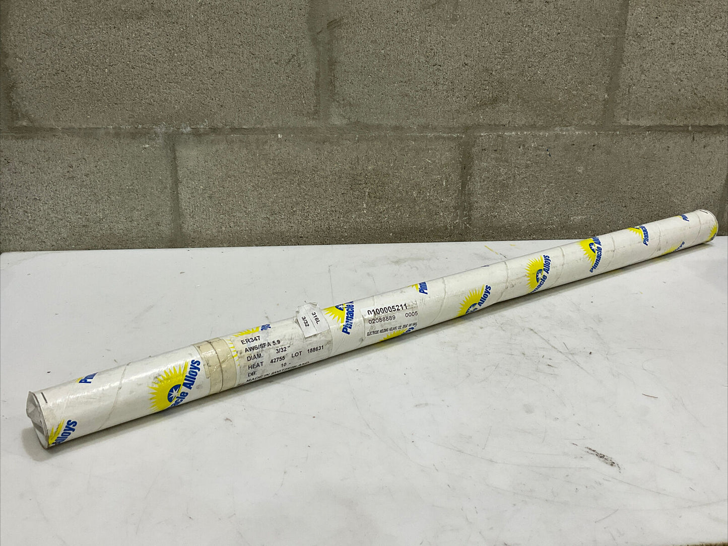PINNACLE ALLOYS ER347 AWS/SFA 5.9 ELECTRODE WELDING RODS 3/32” 10 LB 373