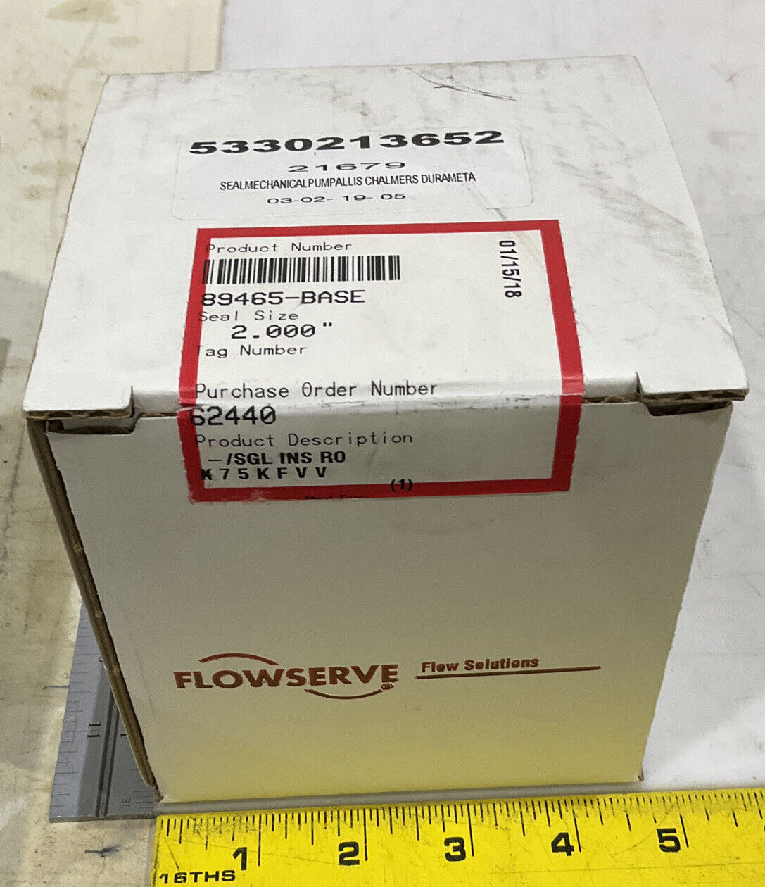 FLOWSERVE 89465-BASE PUMP MECHANICAL SEAL KIT 373