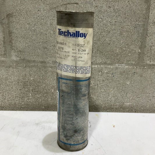 TECHALLOY C276 276F-32-09 TECH-ROD NICKEL ELECTRODE 3/32” 8 LB 373