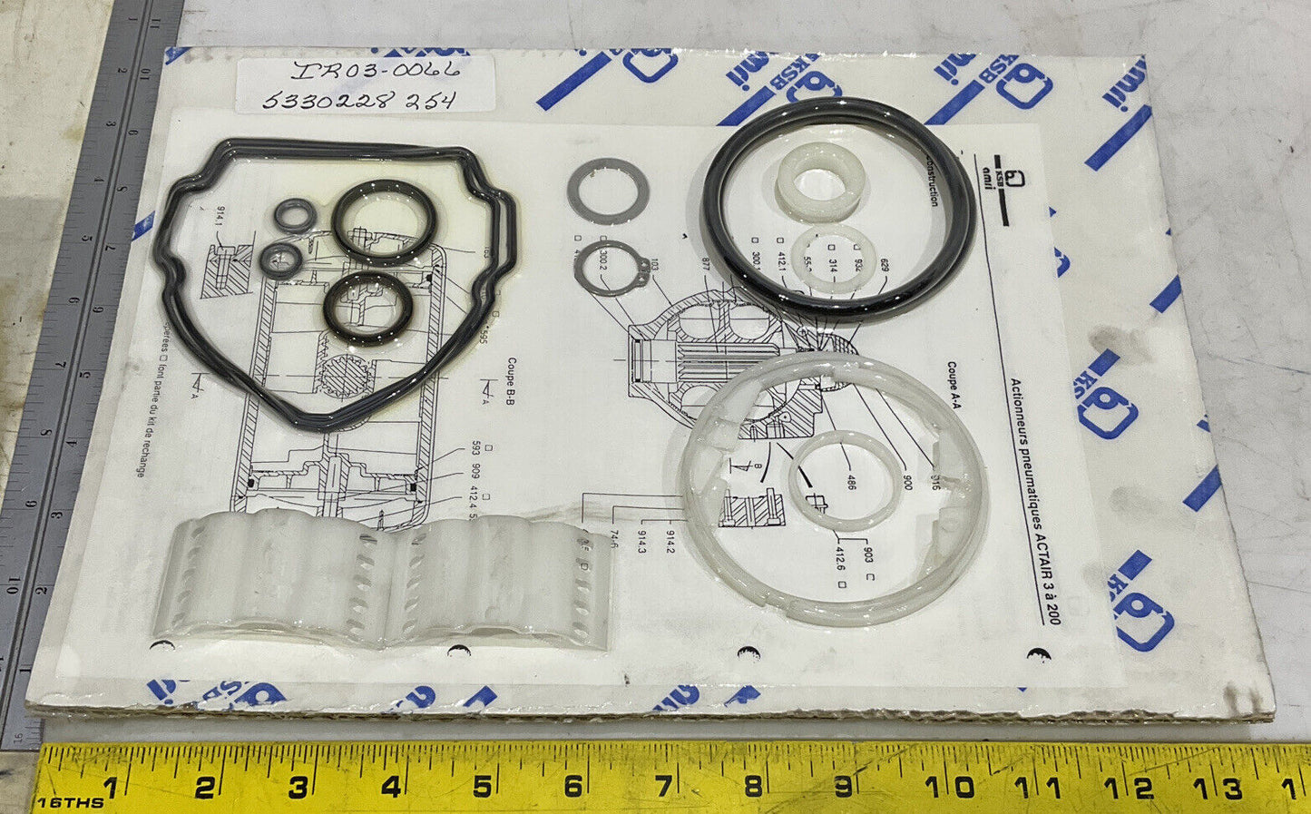 KSB AMRI 3 TO 200 3 TO 50 PNEUMATIC ACTUATOR O RING KIT 373