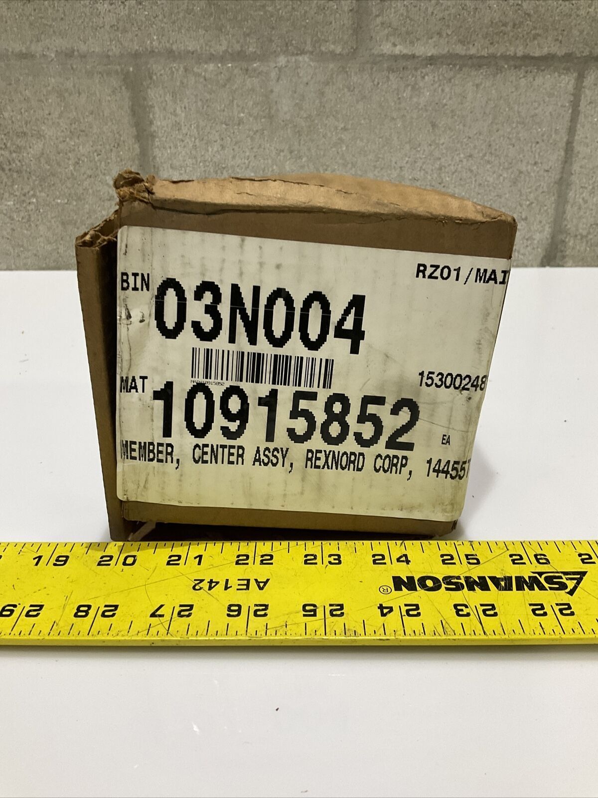 REXNORD CMA DBZ 163 SD 14455T DISC COUPLING CENTER MEMBER ASSEMBLY 678