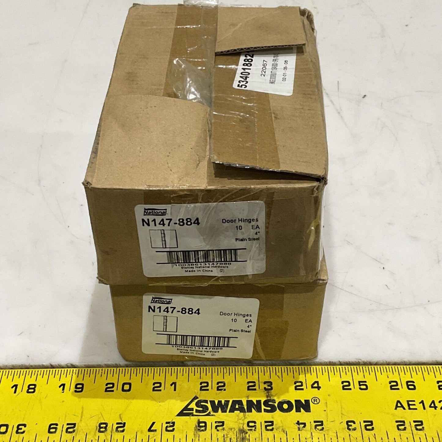 NATIONAL N184-884 DOOR HINGES 4” LOT OF 20 373
