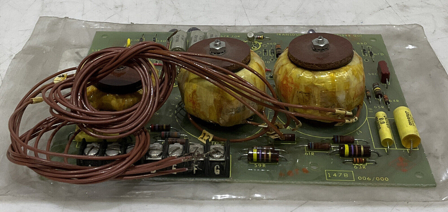 GENERAL ELECTRIC 44B371549G01 TRANSDUCER II 373