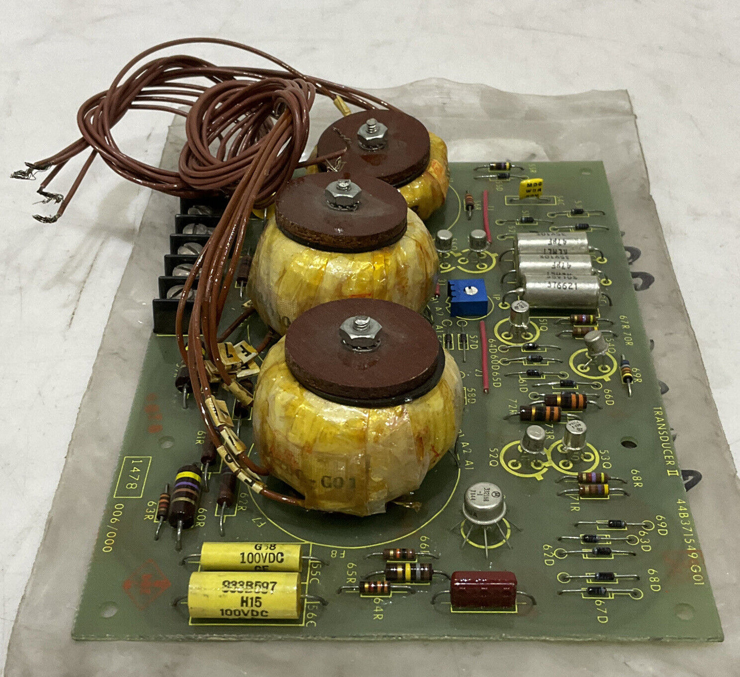 GENERAL ELECTRIC 44B371549G01 TRANSDUCER II 373