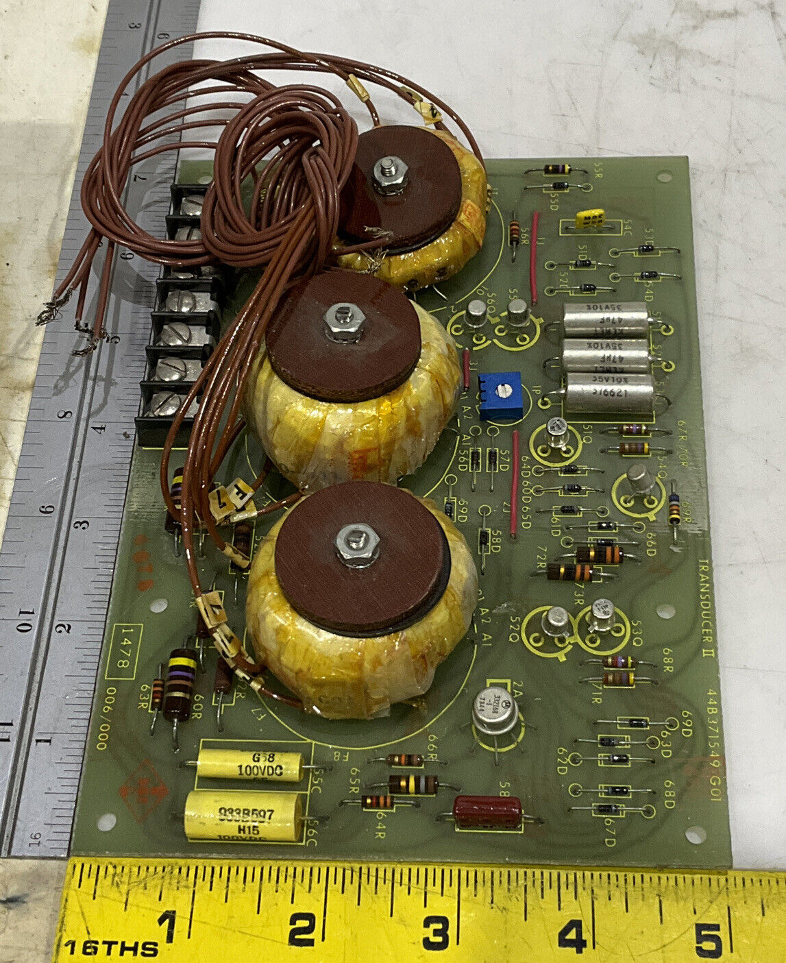 GENERAL ELECTRIC 44B371549G01 TRANSDUCER II 373