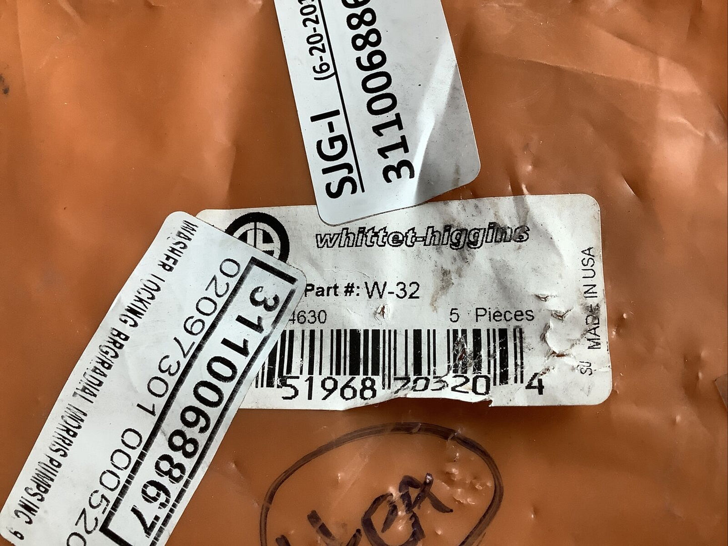 WHITTET HIGGINS W-32 LOCK WASHER 476