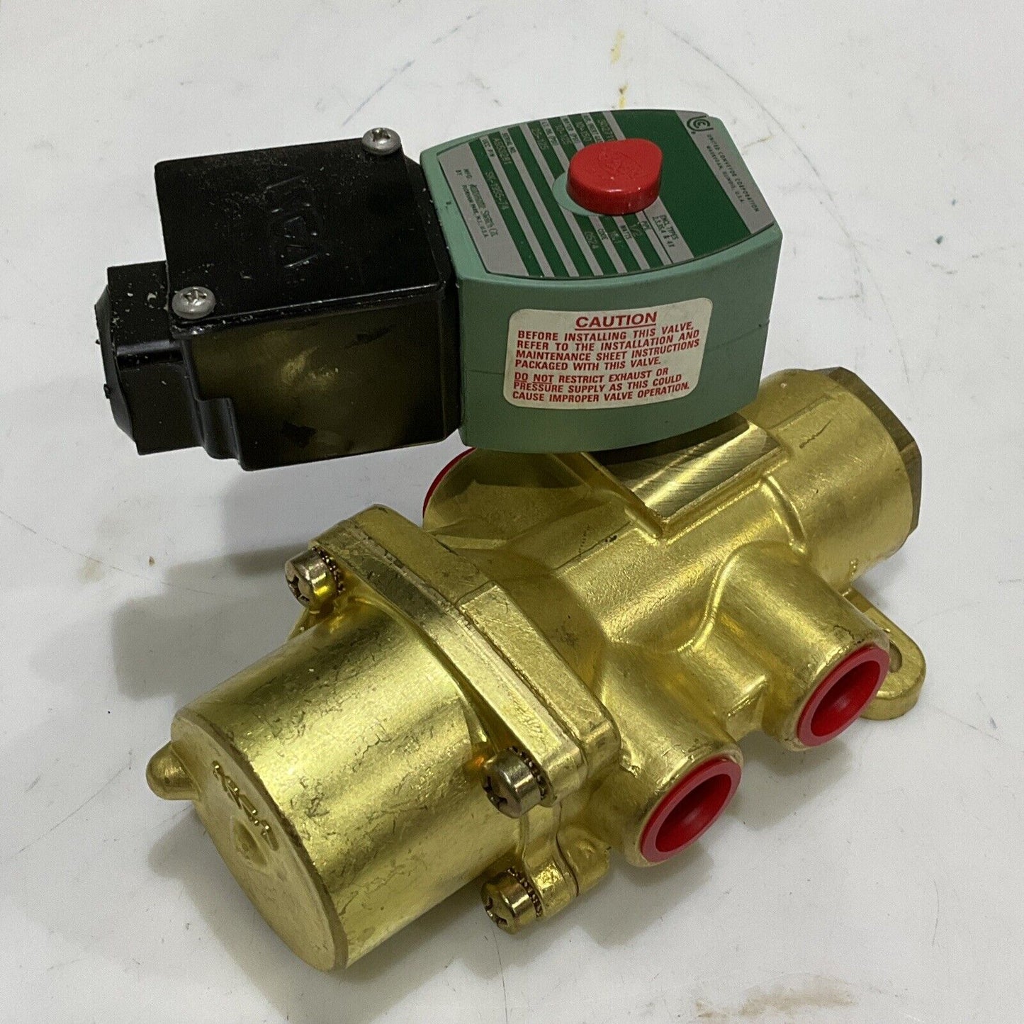 ASCO SK-1955-74 A553281 SOLENOID AIR VALVE 1/2” 4-WAY 120 V 60 HZ 373