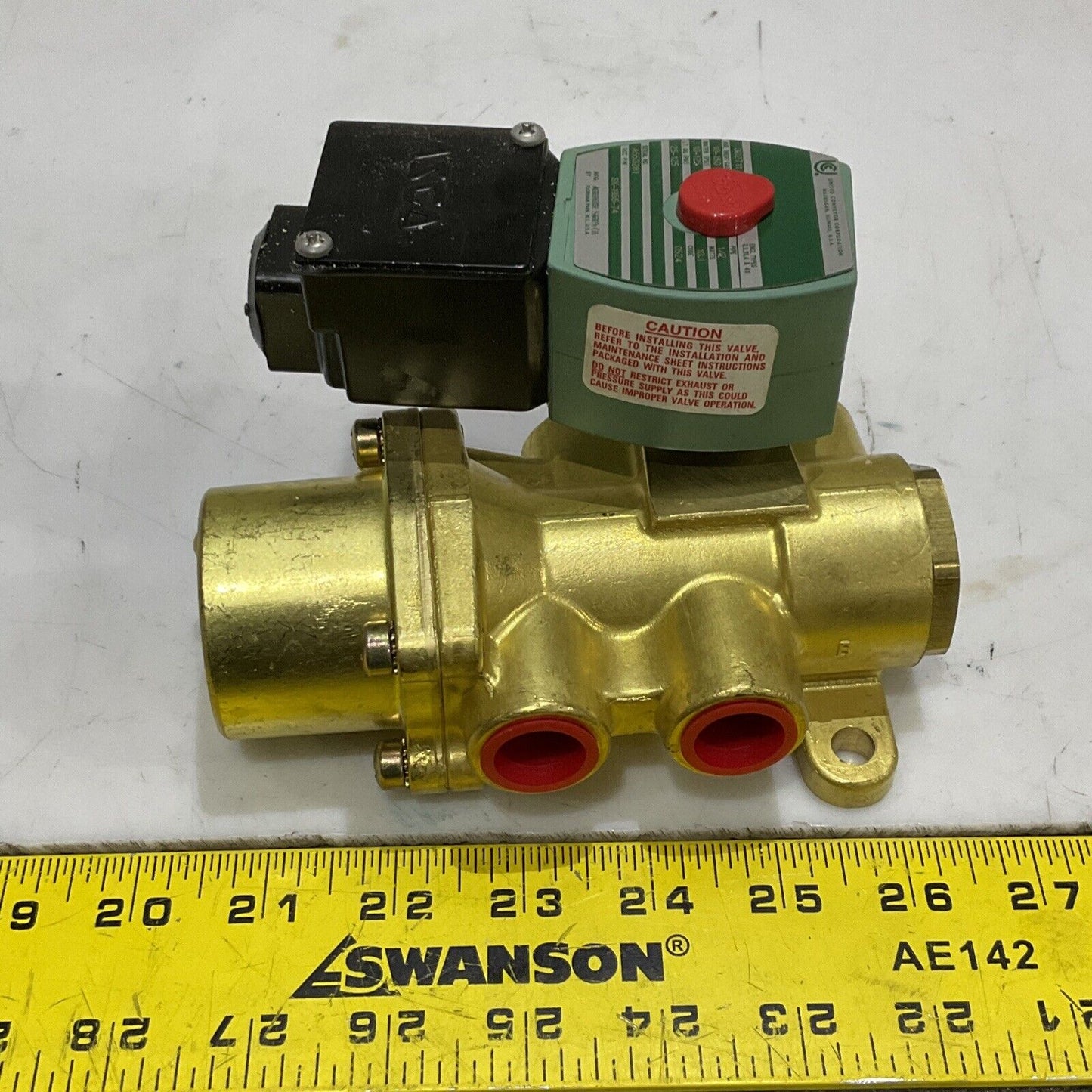 ASCO SK-1955-74 A553281 SOLENOID AIR VALVE 1/2” 4-WAY 120 V 60 HZ 373