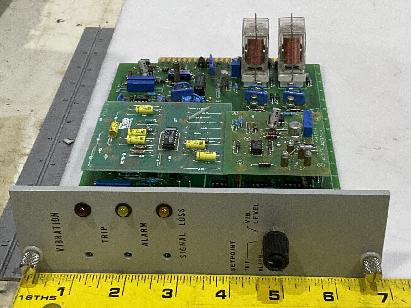 VITEC 53020-14 4-20MA 12 HZ VIBRATION MONITOR MODULE 373