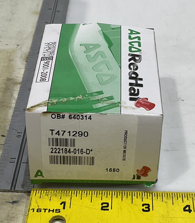 ASCO T471290 222184-016-D ELECTRICAL COIL 125V 373