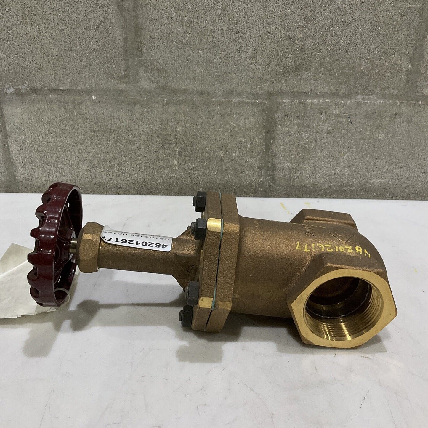 CRANE 424 CL200 RS SS RISING STEAM GATE VALVE BRONZE 2-1/2” 200 LB 373