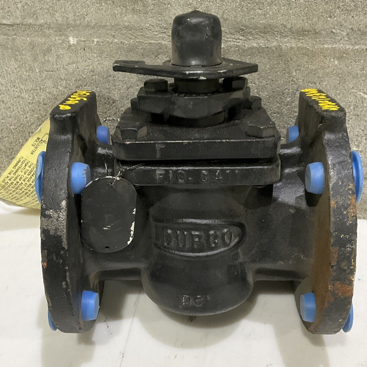 DURCO AY41777AA 6537 FIG. 0411 G411 DI/DI FLANGED PLUG VALVE 2” 150 LB 373