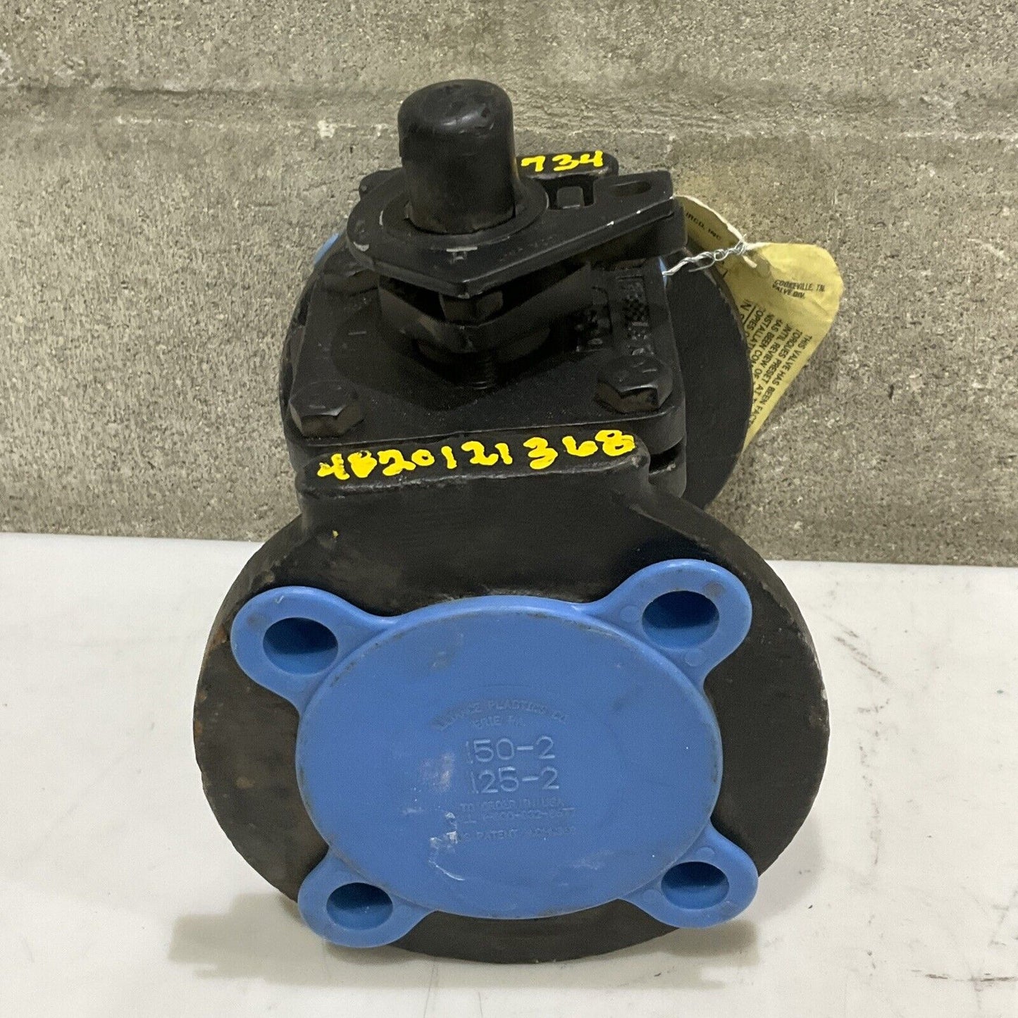 DURCO AY41777AA 6537 FIG. 0411 G411 DI/DI FLANGED PLUG VALVE 2” 150 LB 373