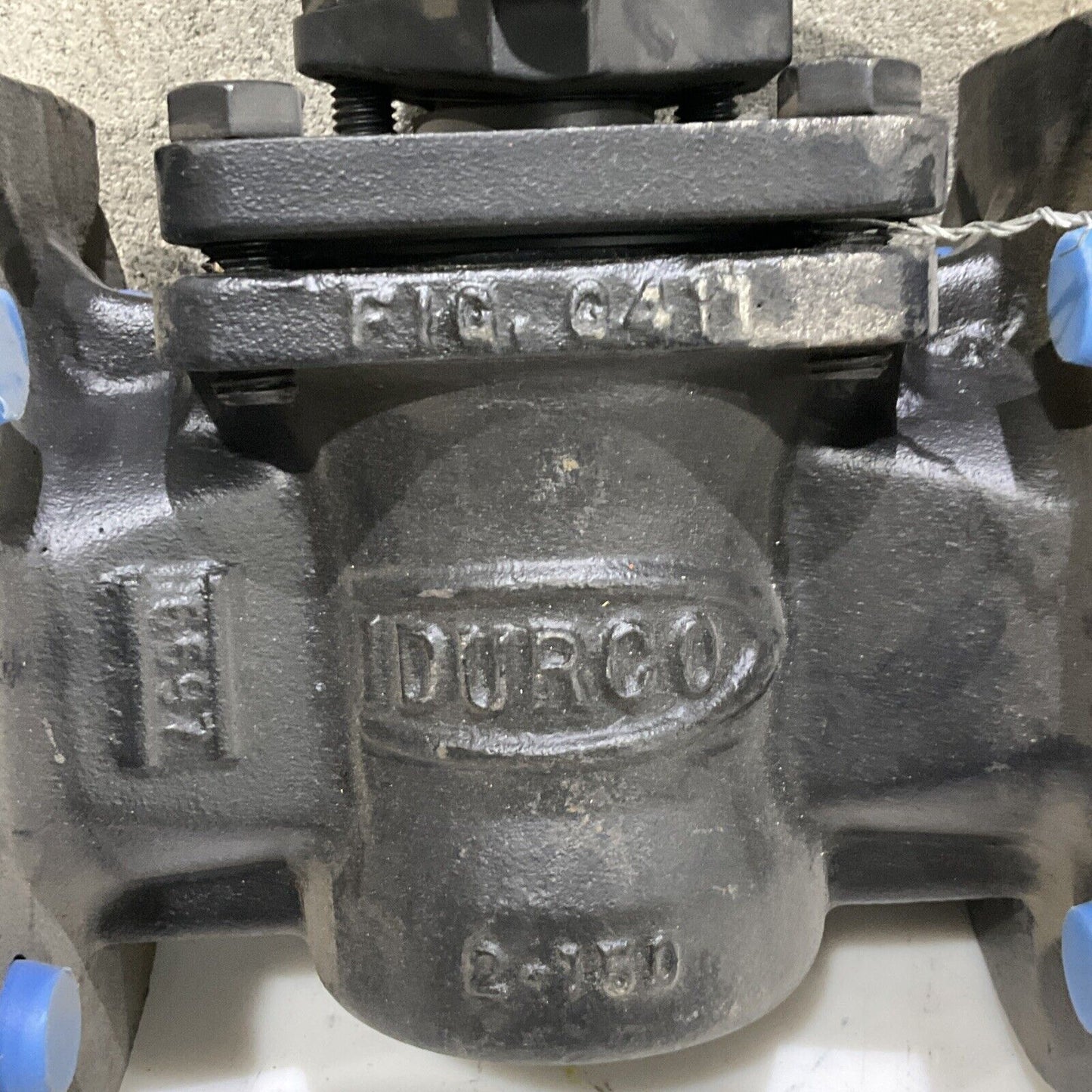 DURCO AY41777AA 6537 FIG. 0411 G411 DI/DI FLANGED PLUG VALVE 2” 150 LB 373