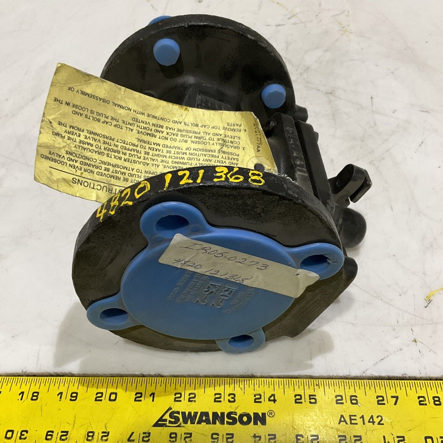 DURCO AY41777AA 6537 FIG. 0411 G411 DI/DI FLANGED PLUG VALVE 2” 150 LB 373