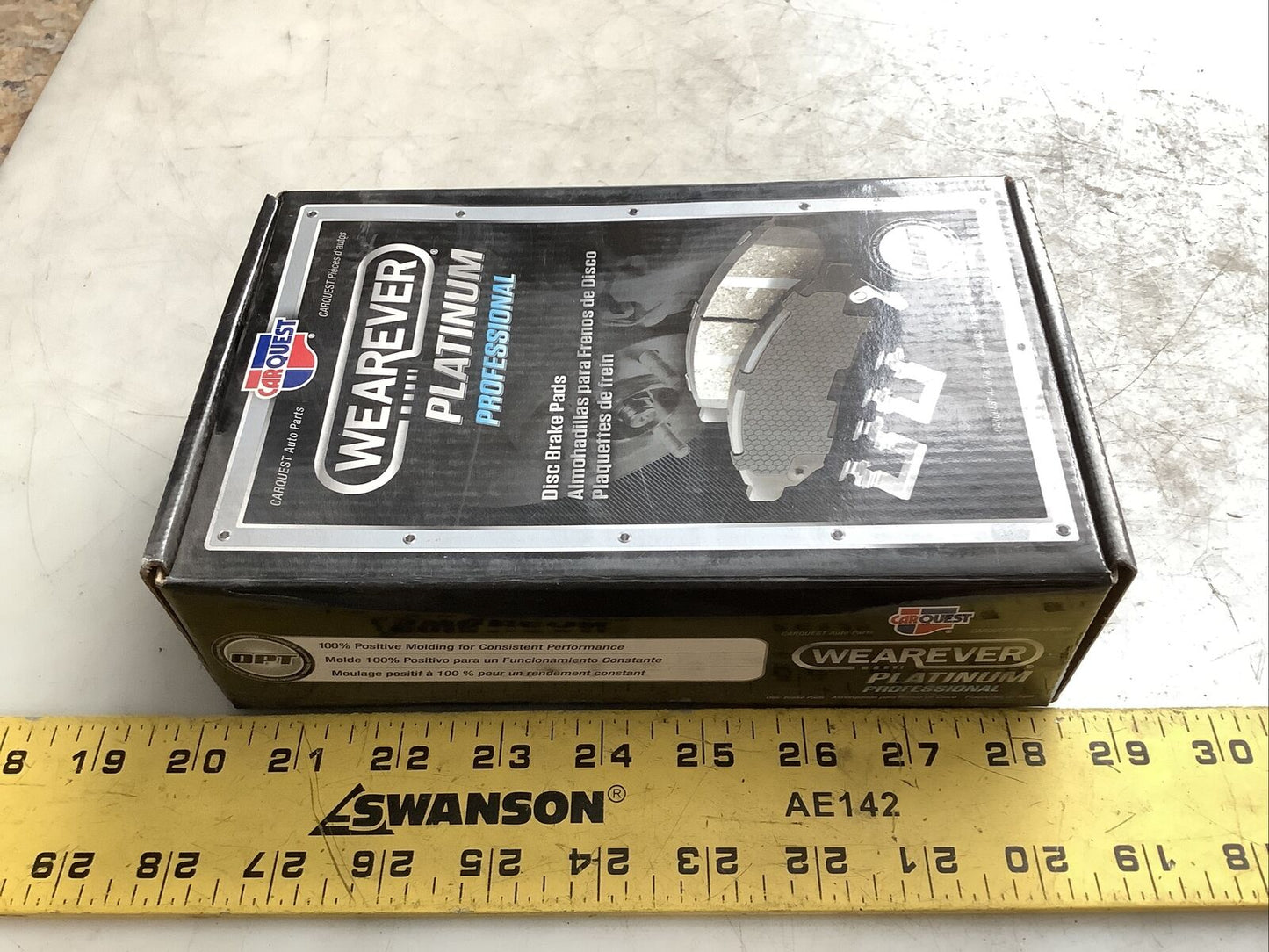 CARQUEST PXD833H PLATINUM CERAMIC BRAKE PAD SET 476