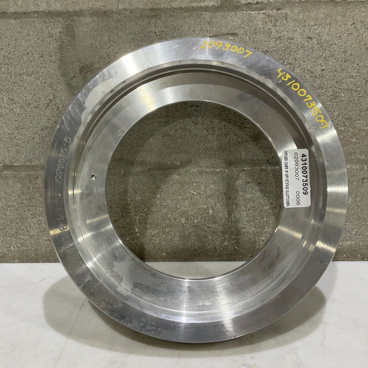 FS ELLIOTT COMPANY QP0575-5 DIFFUSER 1ST STAGE 373