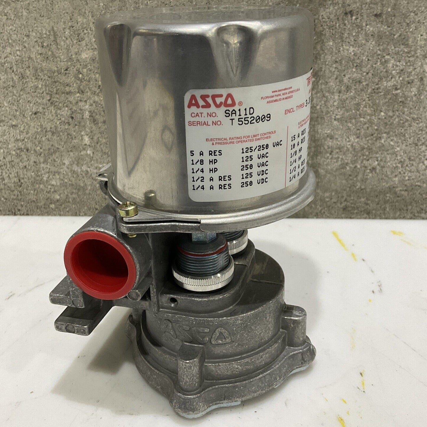 ASCO TRI-POINT SA11D T 552009 PRESSURE AND TEMPERATURE SWITCH