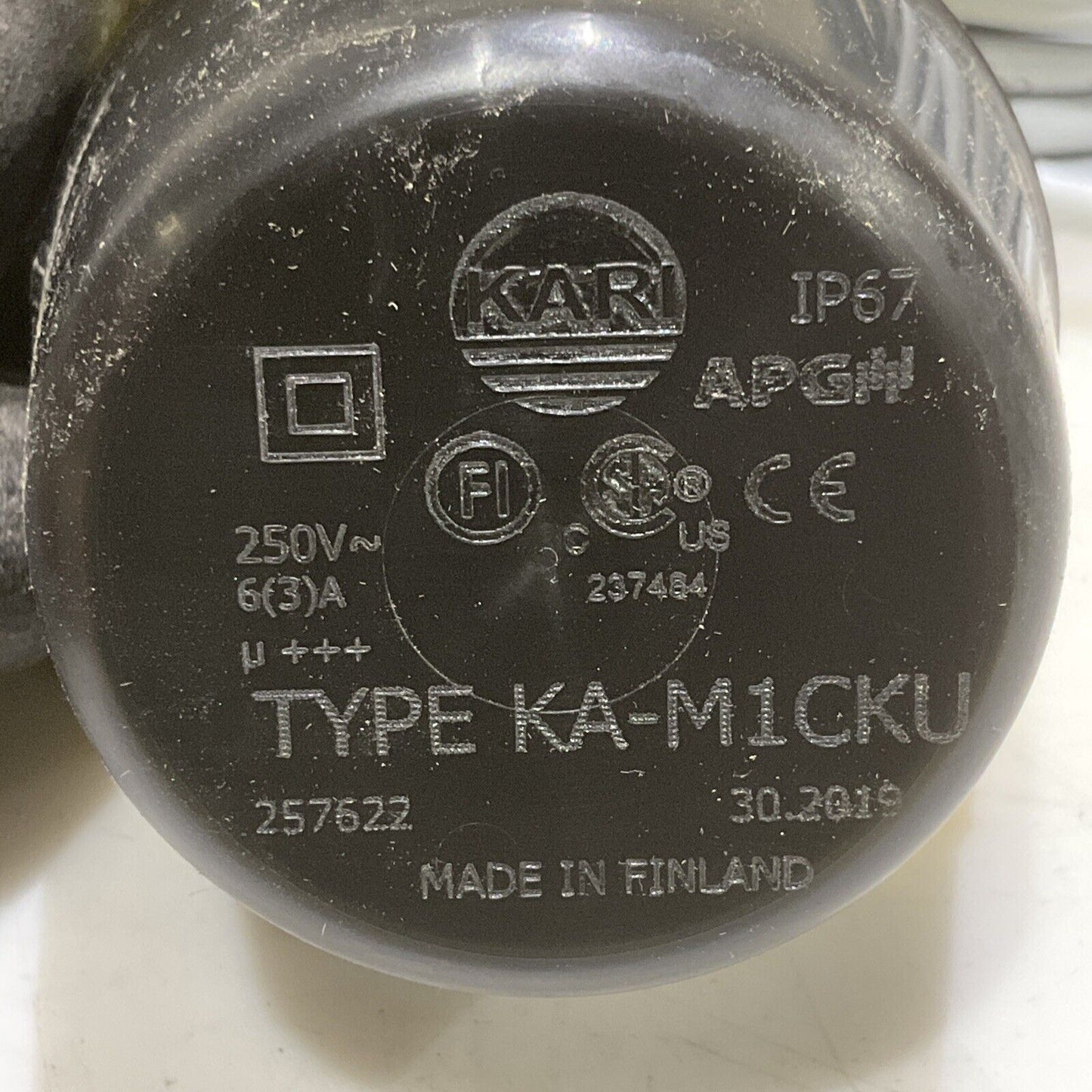 KARI APG 122737 KA-M1CKU LIQUID LEVEL SWITCH W 16’ ALARM HIGH/LOW TEMP 250V 373