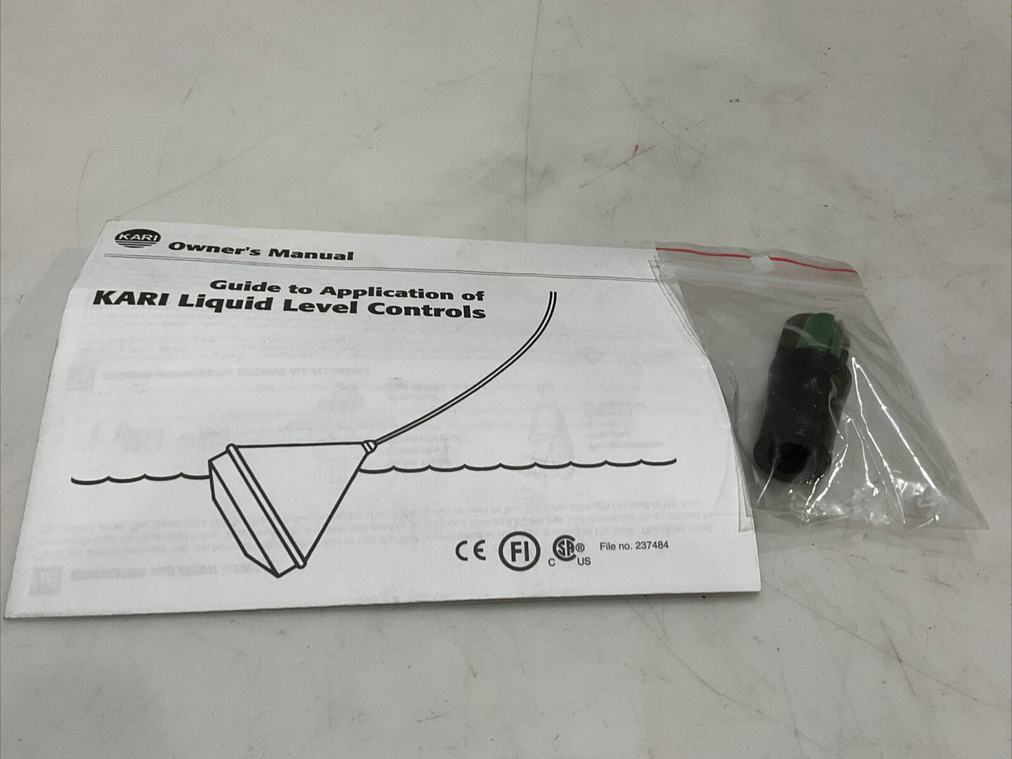 KARI APG 122737 KA-M1CKU LIQUID LEVEL SWITCH W 16’ ALARM HIGH/LOW TEMP 250V 373