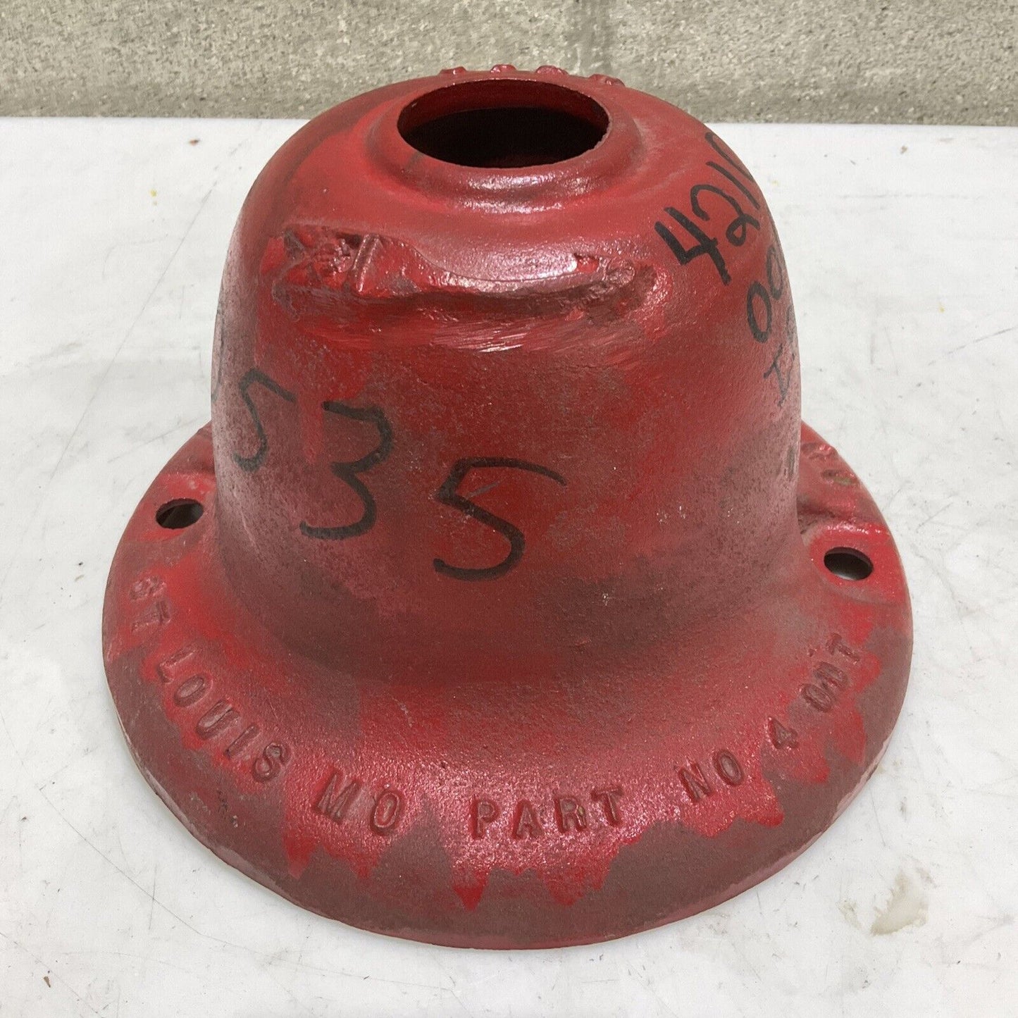 AMERICAN FDY & MFG CO NO 4 0DT HYDRANT ROTARY HEAD VINTAGE CAST IRON 373