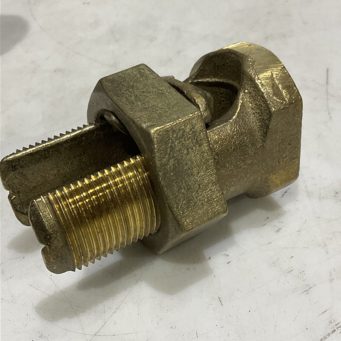 BLACKBURN 750M SPLIT-BOLT CONNECTOR HIGH-STRENGTH BRONZE LOT OF 4 373