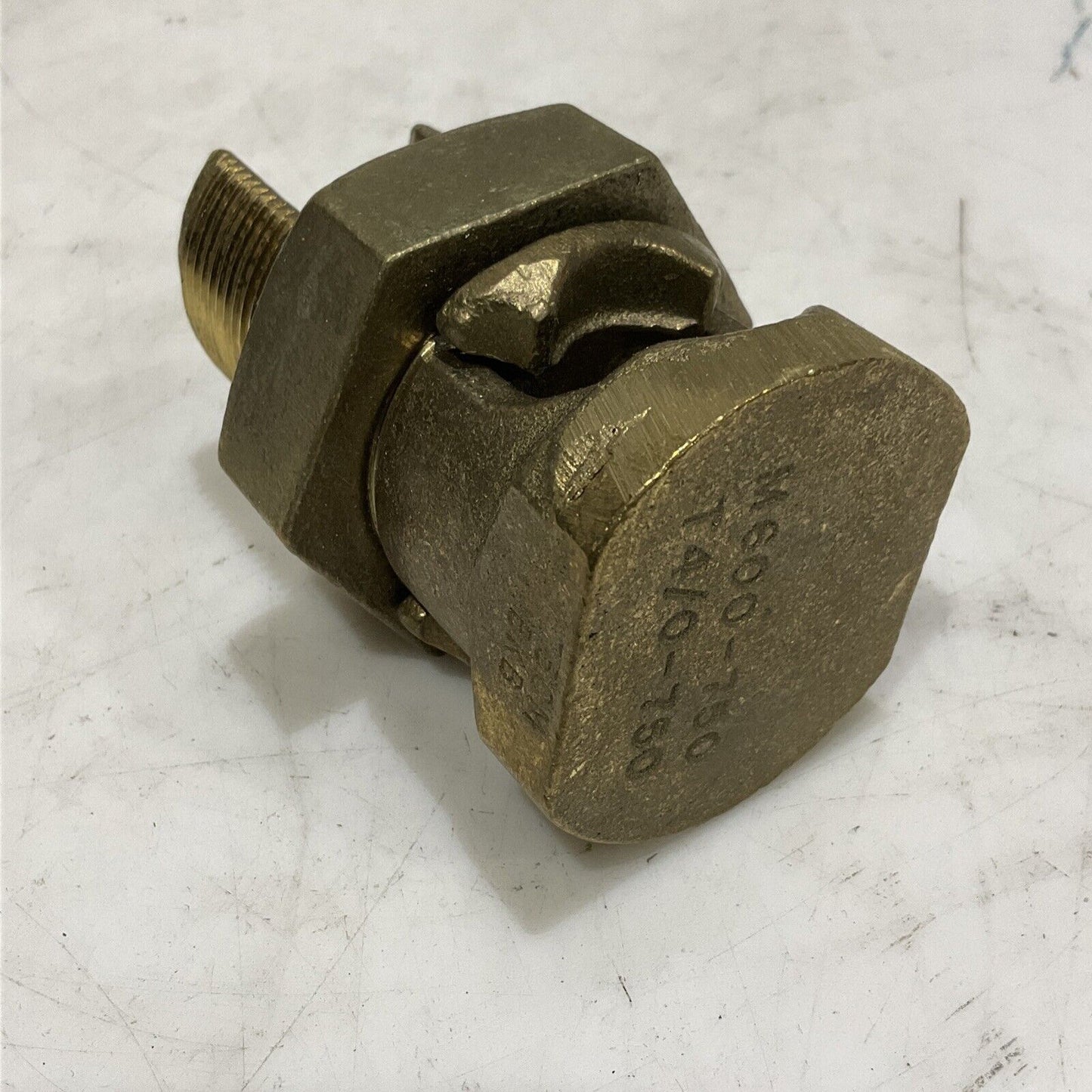 BLACKBURN 750M SPLIT-BOLT CONNECTOR HIGH-STRENGTH BRONZE LOT OF 4 373