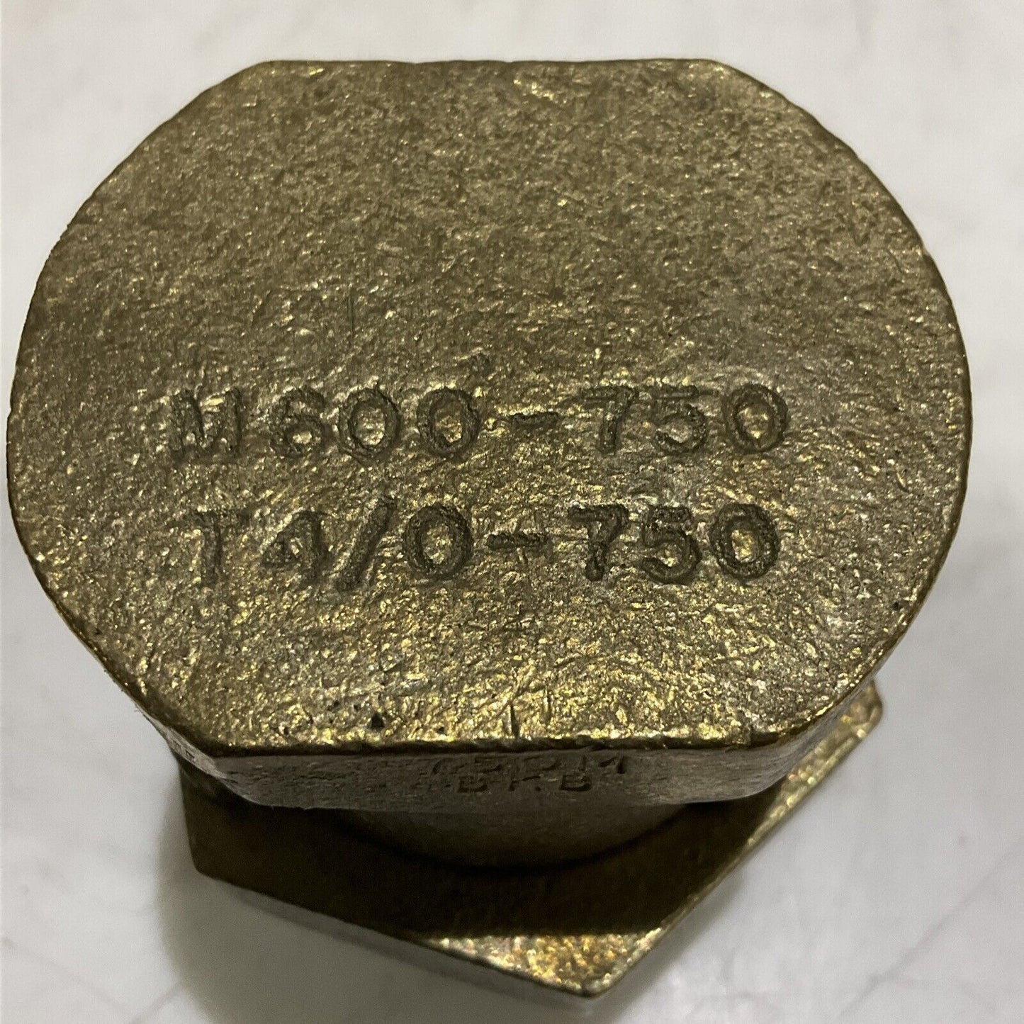 BLACKBURN 750M SPLIT-BOLT CONNECTOR HIGH-STRENGTH BRONZE LOT OF 4 373