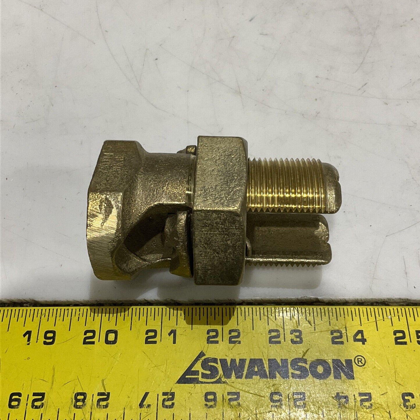 BLACKBURN 750M SPLIT-BOLT CONNECTOR HIGH-STRENGTH BRONZE LOT OF 4 373