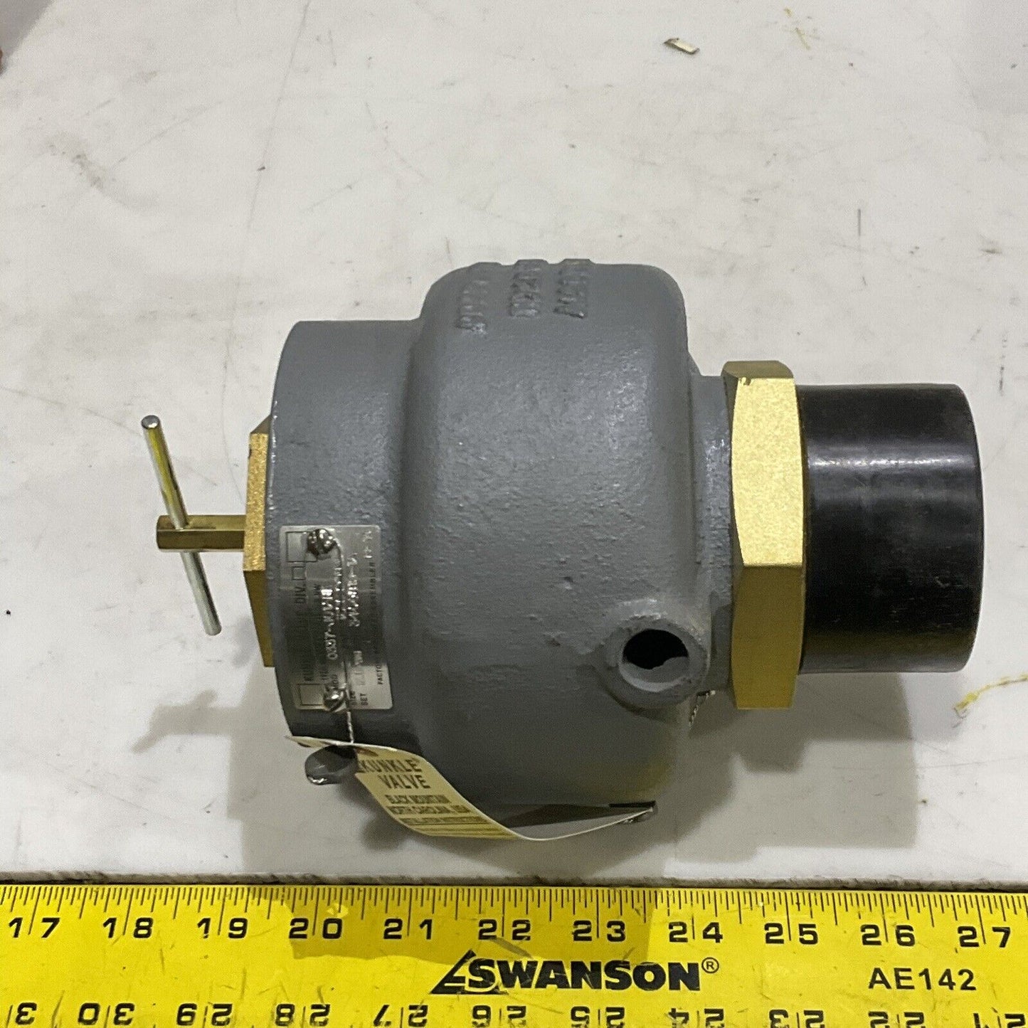 KUNKLE VALVE 0337-J01ANE 0012.5 SAFETY SET RELIEF VALVE 12.5 PSIG 2-1/2 373