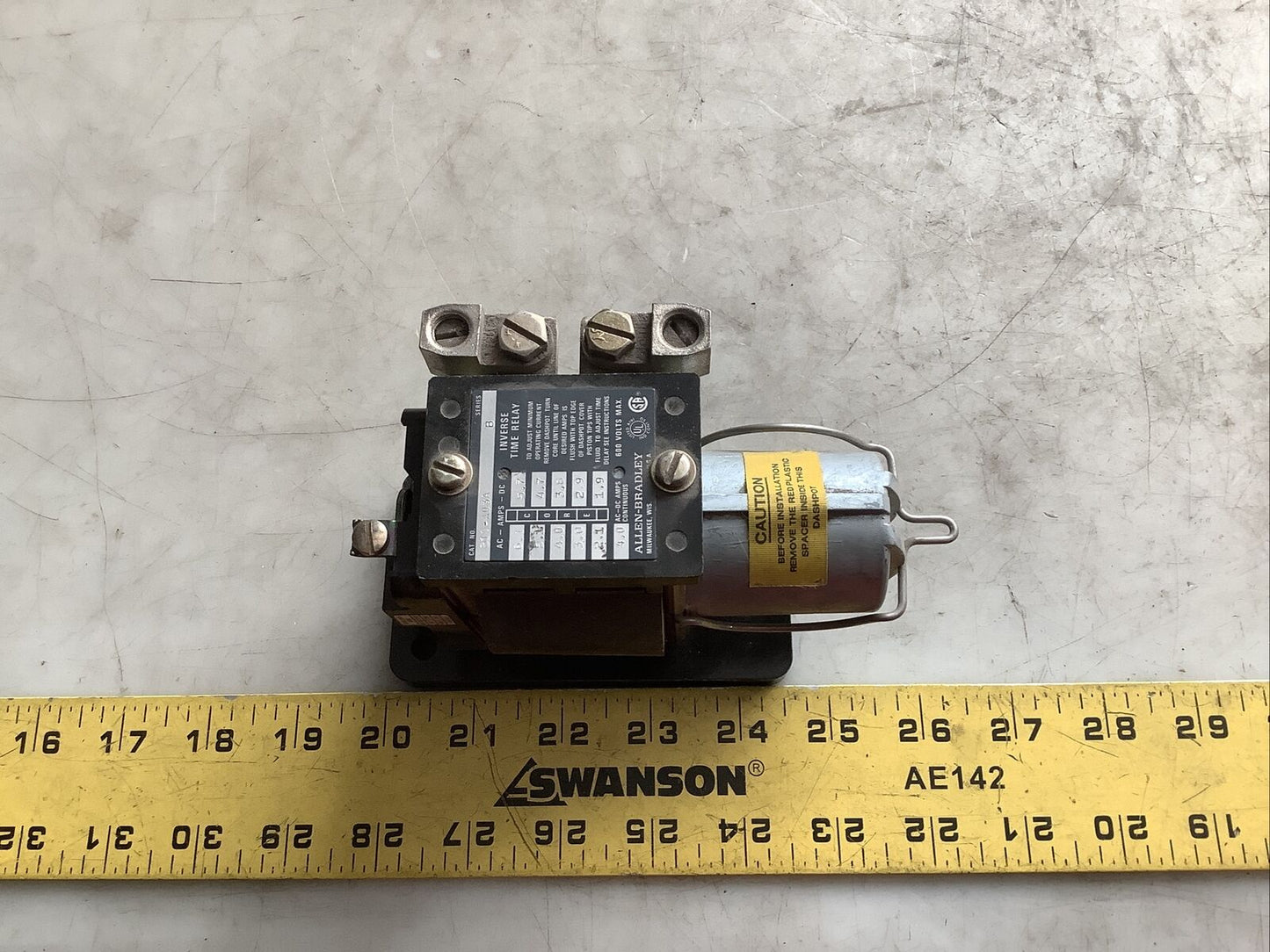 ALLEN BRADLEY 810-A03A INVERSE TIME RELAY 476