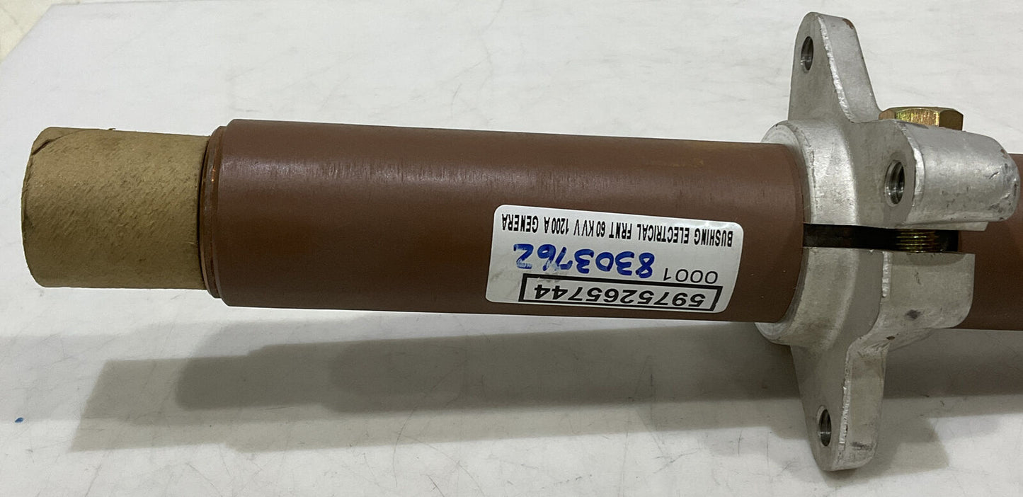 GENERAL ELECTRIC 1200 A 60 KV V FRONT ELECTRICAL BUSHING 373