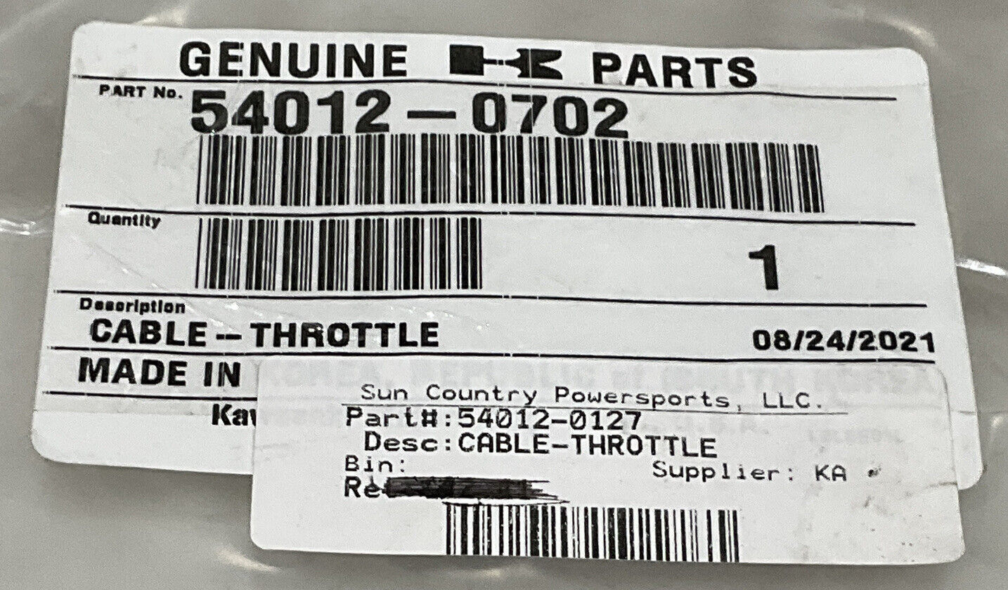 KAWASAKI 54012-0702 THROTTLE CABLE 373
