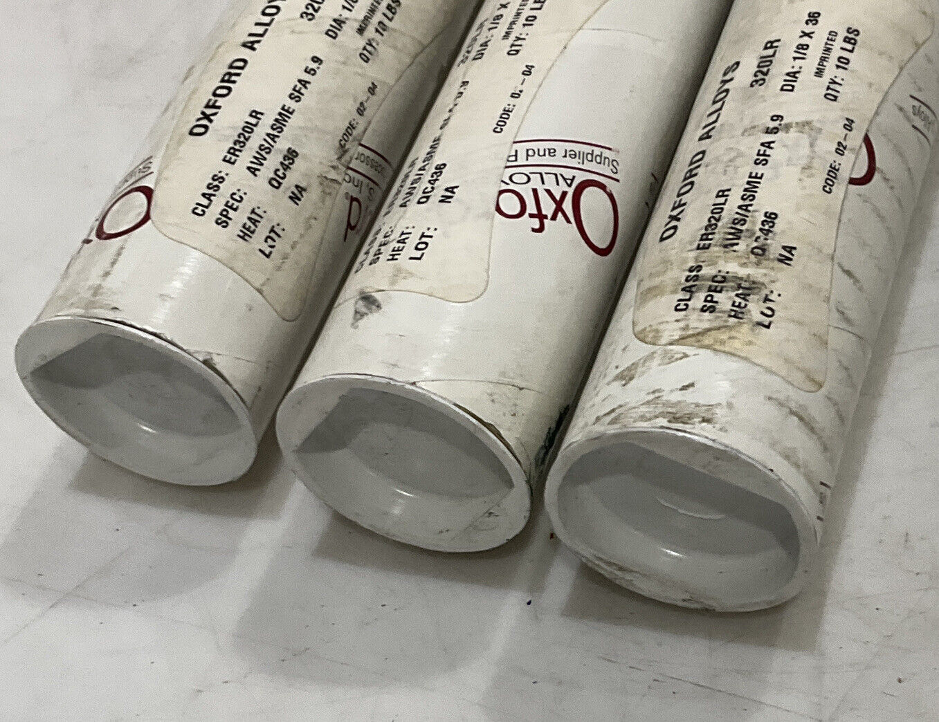 OXFORD ALLOYS ER320LR QC436 10 LBS 1/8” WELDING ELECTRODE 373