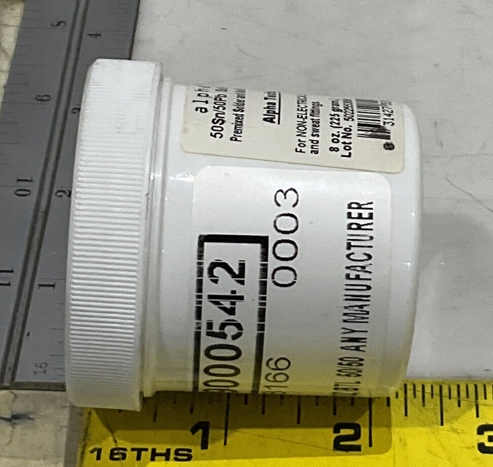 ALPHA TECHNOLOGY 52650 SOLDER CREAM LOT OF 2 373