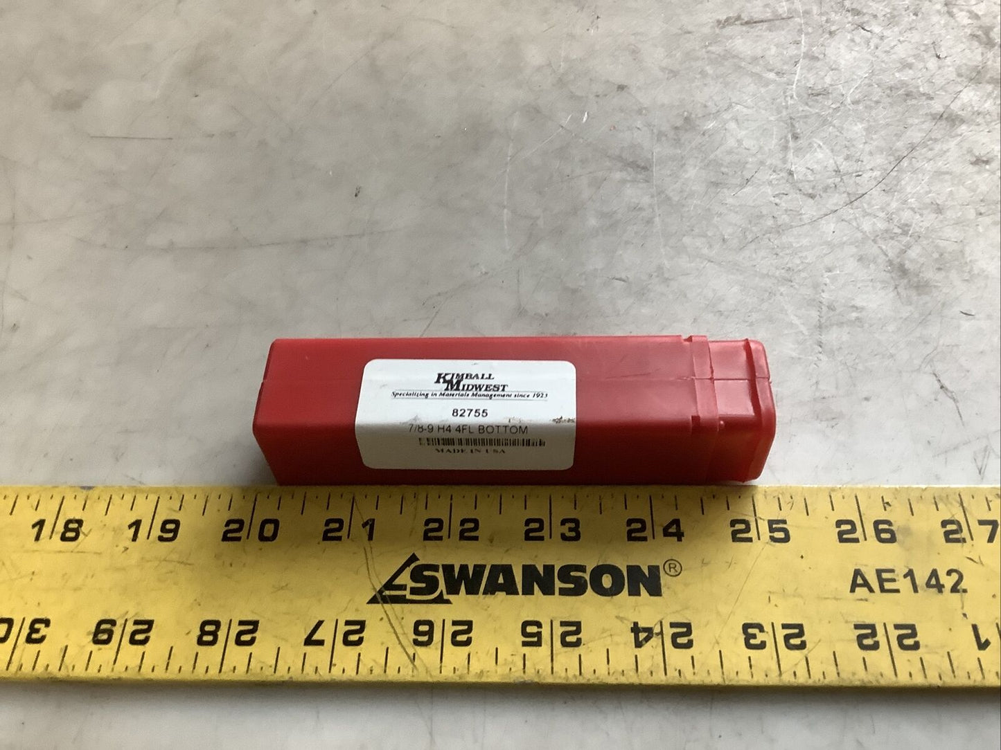 KIMBALL MIDWEST 82755 BOTTOM TAP 7/8-9 H4 4FL 476