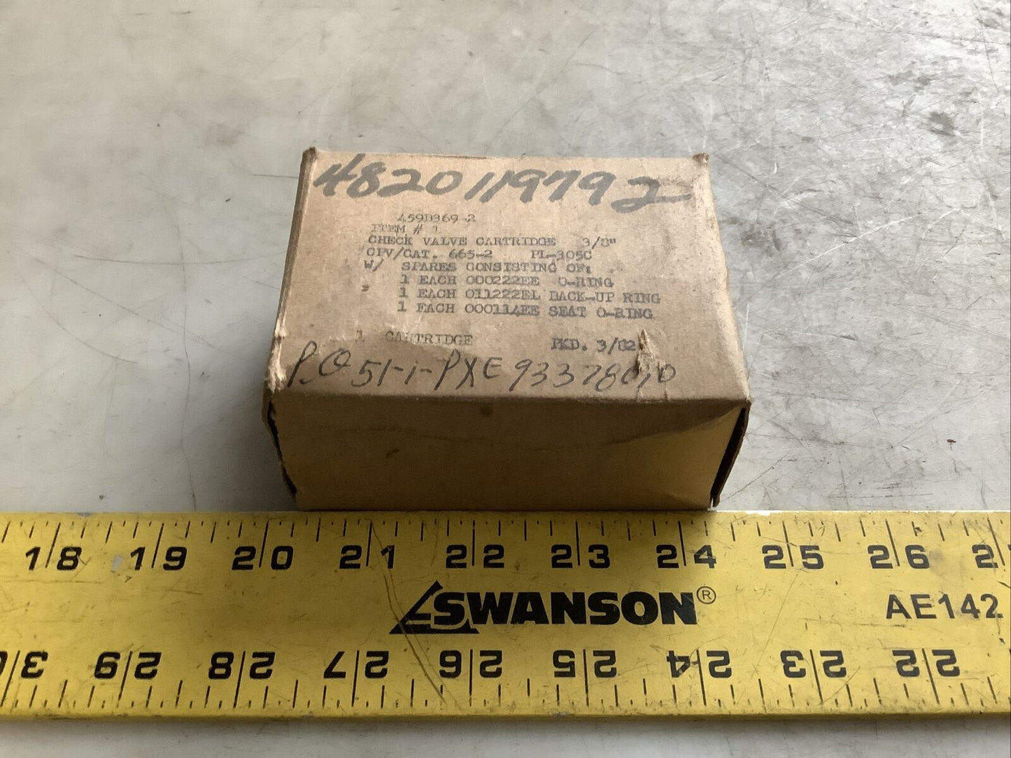 CPV 665-2 CHECK VALVE 3/8IN 373