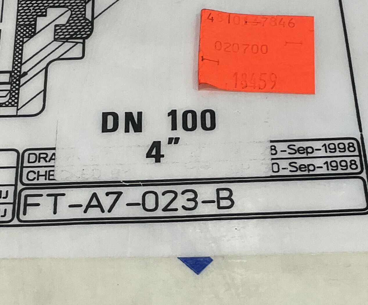 AMRI FT-A7-023-B DN 100 4” KIT 373
