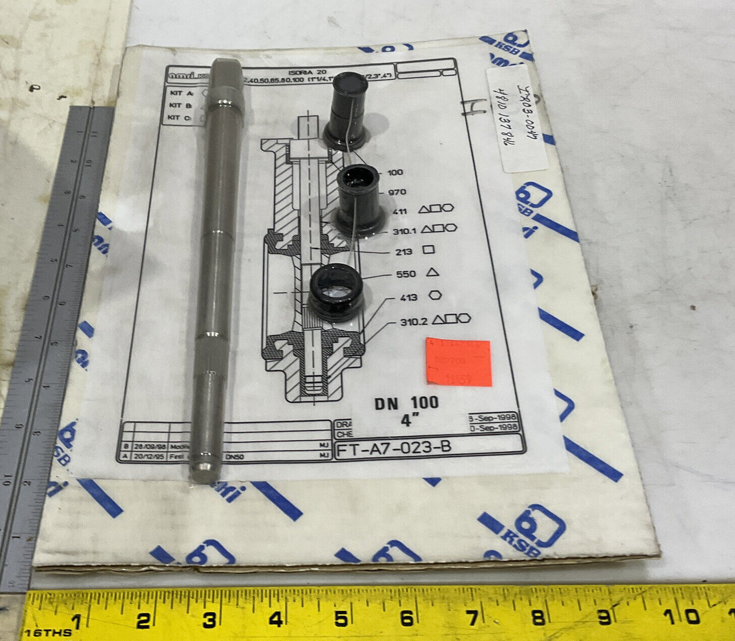 AMRI FT-A7-023-B DN 100 4” KIT 373