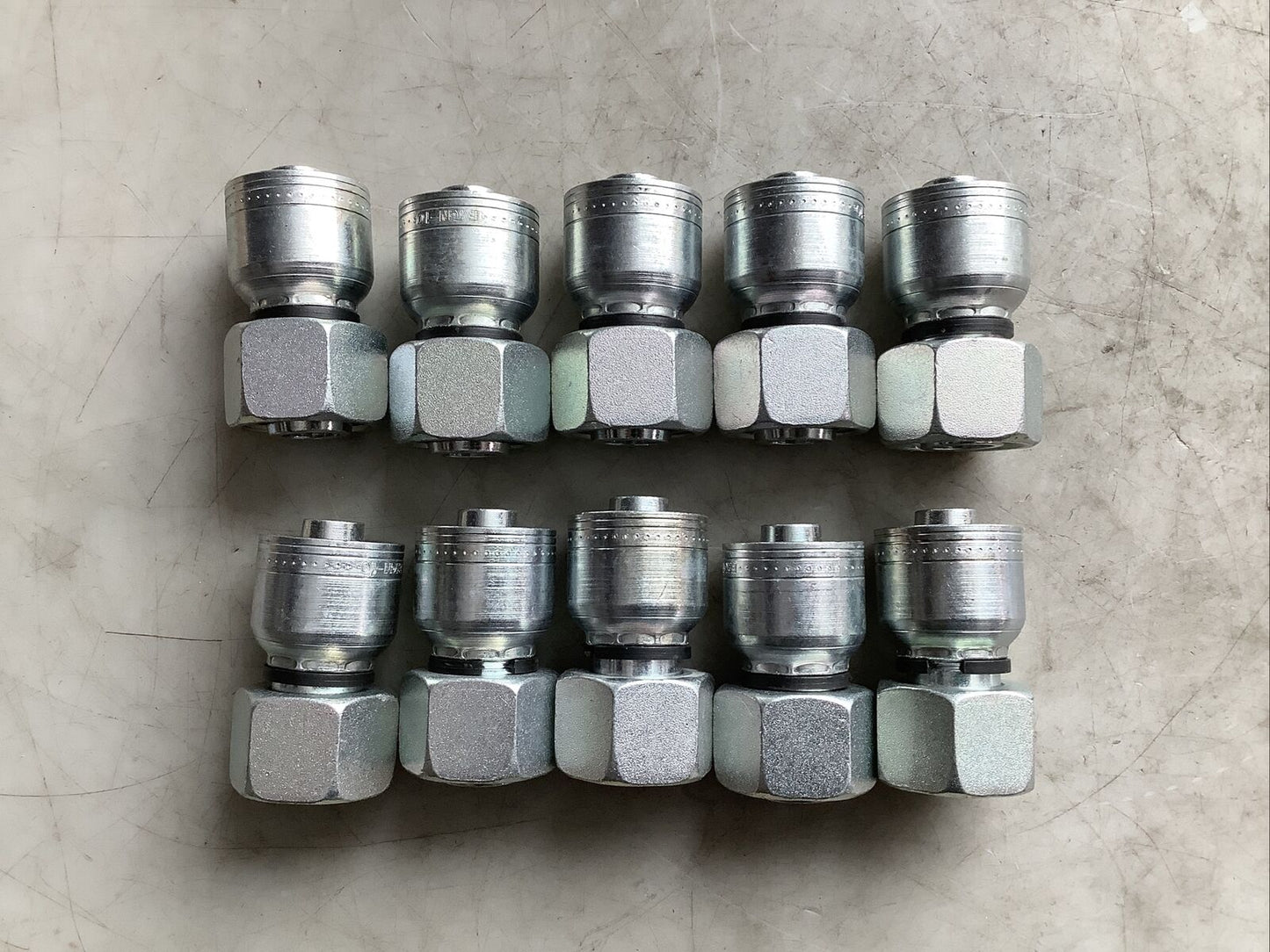 EATON 10Z-70C WEATHERHEAD HOSE FITTING FEMALE SWIVEL 476 - QTY 10