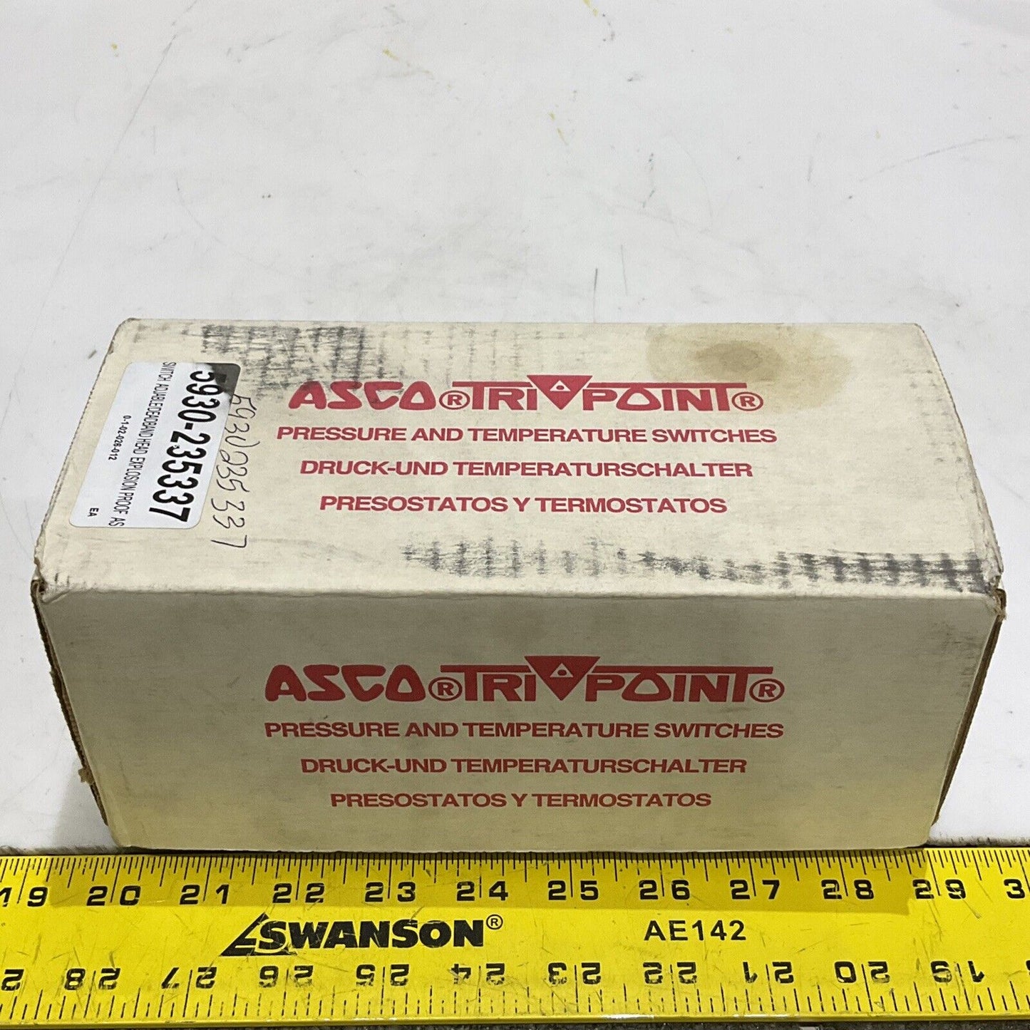 ASCO TRI-POINT A 567448 SA12D PRESSURE AND TEMPERATURE SWITCH 373